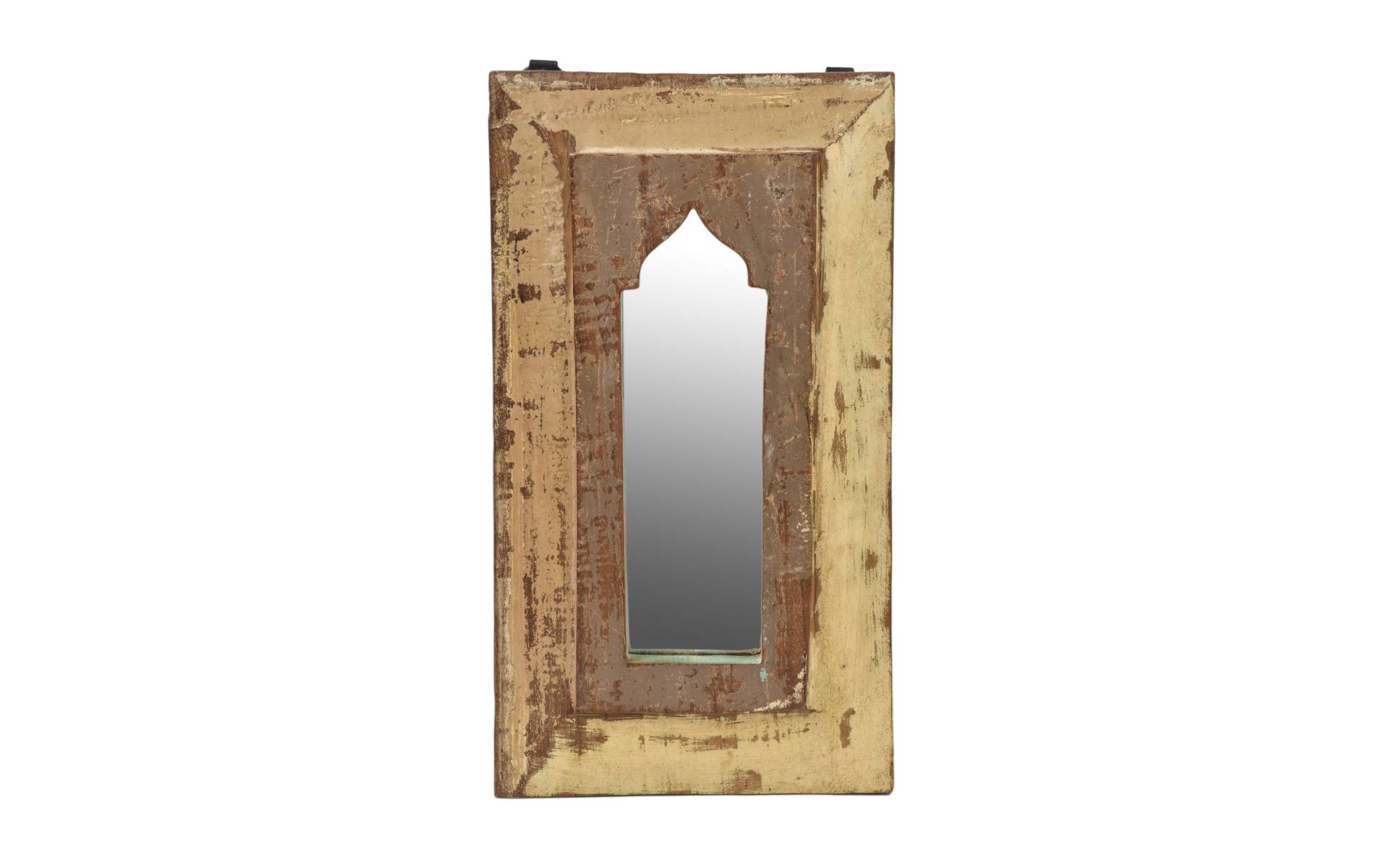 Zrkadlo v ráme z teakového dreva, 23,2x2,5x37cm