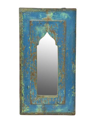 Zrkadlo v ráme z teakového dreva, 18,5x2x35cm