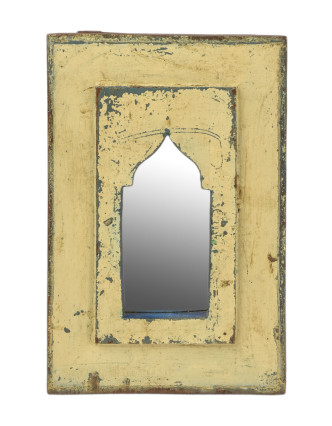 Zrkadlo v ráme z tíkového dreva, 19x2,5x29cm