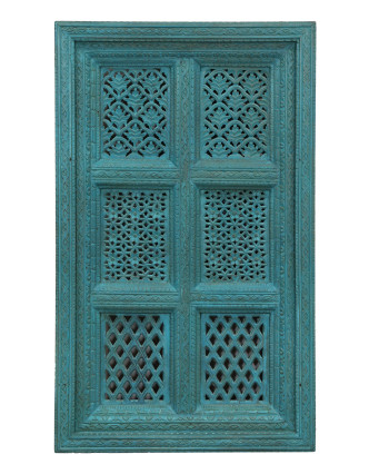 Drevený dekoratívny panel na stenu ručne vyrezaný z mangového dreva, 97x10x160cm