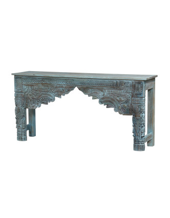 Konzolový stolík z teakového dreva, 164x41x80cm