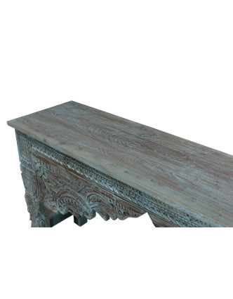 Konzolový stolík z teakového dreva, 164x41x80cm