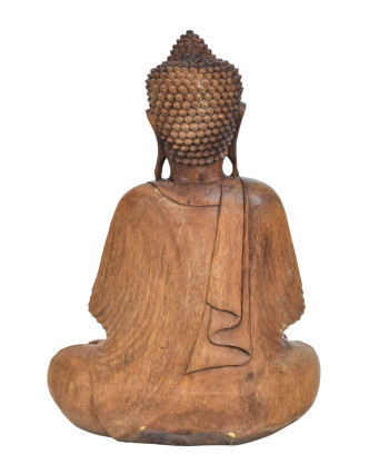 Budha z dreva stromu Suar, 38x18x54cm