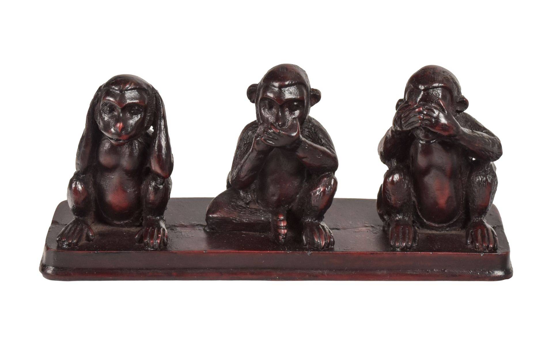 Tri múdre opice, 14x5x7cm