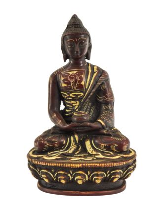 Budha, ručne vyrezávaný, 7x5x11cm