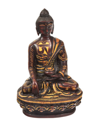 Budha Šákjamúni, ručne vyrezávaný, 7x5x11cm