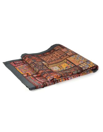 Tapisérie z Rajastan, patchwork, zrkadlá, jemná ručná práca, 100x150cm
