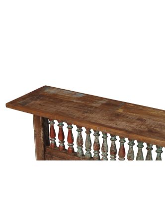 Konzolový stolík z teakového dreva, 165x41x80cm