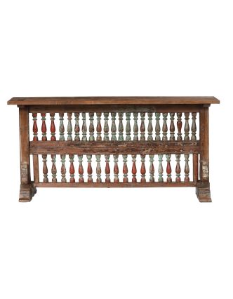 Konzolový stolík z teakového dreva, 165x41x80cm
