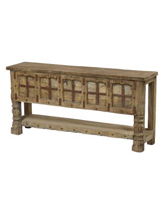Konzolový stolík z teakového dreva, 173x39x81cm