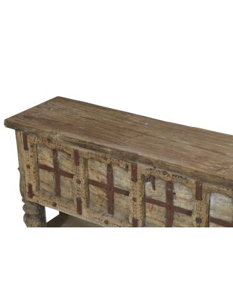 Konzolový stolík z teakového dreva, 173x39x81cm