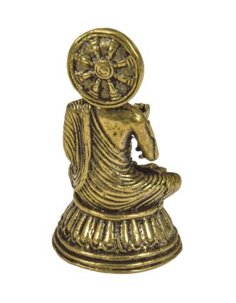 Soška Budha, mosadz, 2x2x3cm