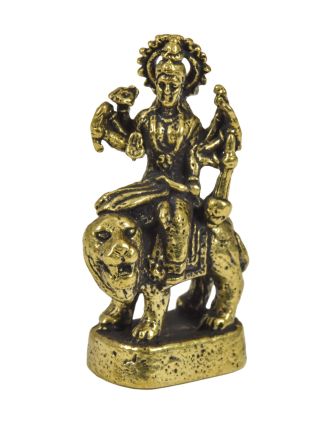 Soška Durga, mosadz, 2x1x3, 5cm
