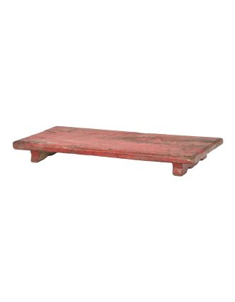 Čajový stolík z teakového dreva, 59x28x7cm