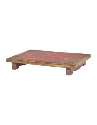 Čajový stolík z teakového dreva, 54x37x9cm