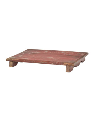 Čajový stolík z teakového dreva, 53x36x6cm