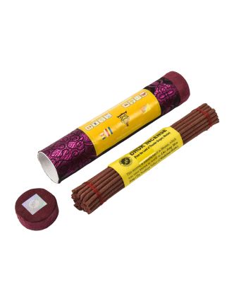 Bhutánske vonné tyčinky "Meditation Incense", 20x4cm