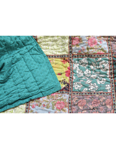 Ručne prešívaná deka, výplň bavlna, patchwork, 230x260cm