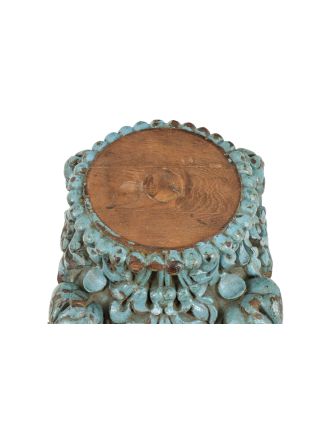 Antik svietnik z teakového dreva, 35x33x24cm