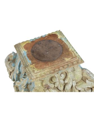 Antik svietnik z teakového dreva, 37x38x28cm