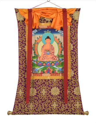 Thangka, Budha Šakjamúni, 67x90cm
