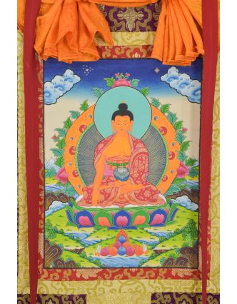 Thangka, Budha Šákjamúni, 80x110cm