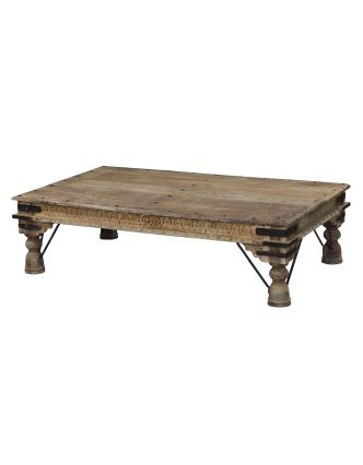 Starý stolík z teakového dreva, 173x105x48cm