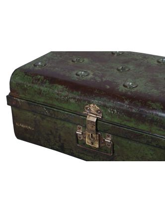 Plechový kufor, príručná batožina, 68x46x30cm