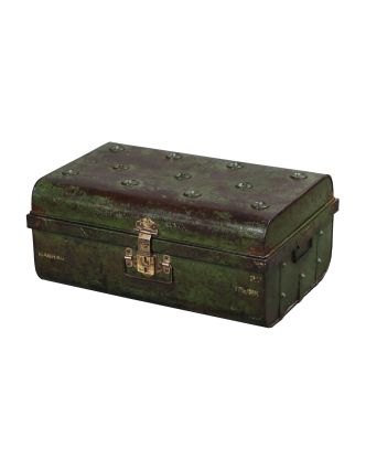 Plechový kufor, príručná batožina, 68x46x30cm