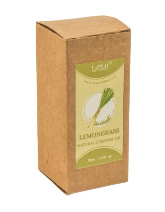 Prírodný esenciálny olej Lemongrass, Lasa, 10ml