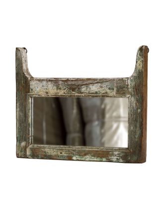 Zrkadlo v ráme z teakového dreva, 59x5x50cm