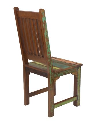 Stolička v "Goa" štýle z teakového dreva, 45x45x106cm