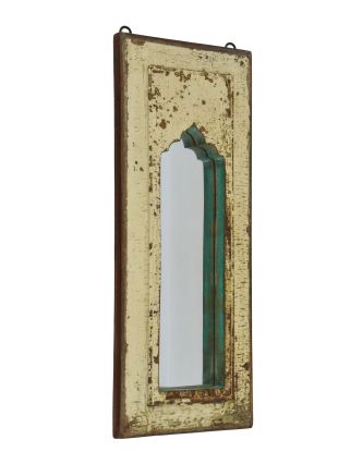 Zrkadlo v ráme z teakového dreva, 23x4x56cm