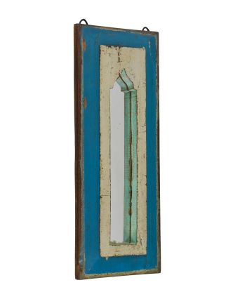 Zrkadlo v ráme z teakového dreva, 20x3,5x51cm