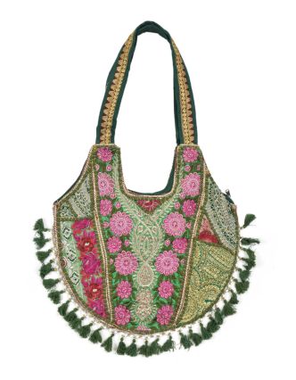 Unikátna taška z Gudžarátu, ručne vyšívaná, 45x35cm