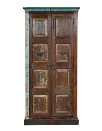 Skriňa z teakového dreva, "Goa" štýl, 94x51x195cm