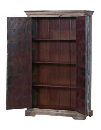 Skriňa z teakového dreva, staré dvere, 112x51x183cm