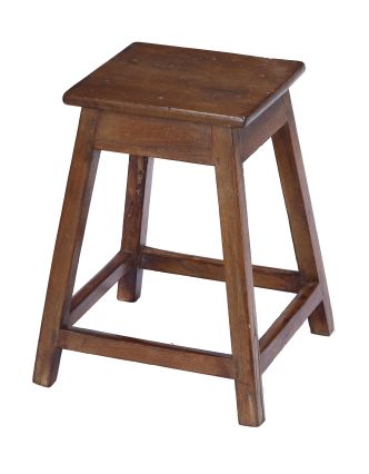 Stolička z teakového dreva, 36x36x46cm