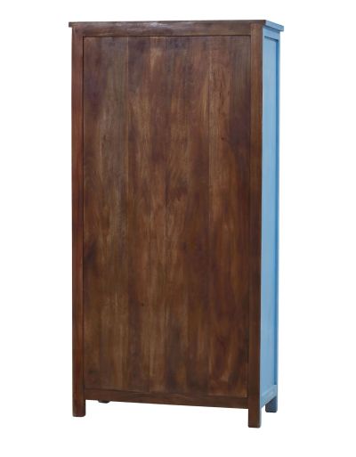 Skriňa z mangového dreva, ručné rezby, 100x43x200cm