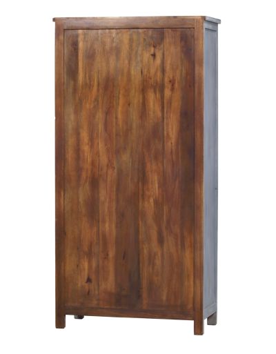 Skriňa z mangového dreva, ručné rezby, 100x43x200cm