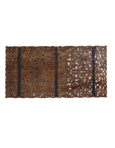 Ručne vyrezaná mandala z mangového dreva, 150x5x75cm