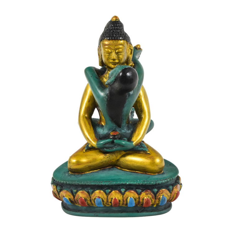 Budha Shakti, soška, ručne maľovaná, 12cm