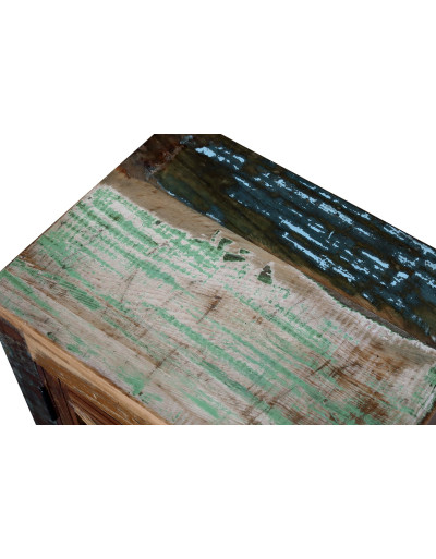 Nočný stolík z recyklovaného dreva, 40x30x60cm