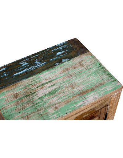 Nočný stolík z recyklovaného dreva, 40x30x60cm
