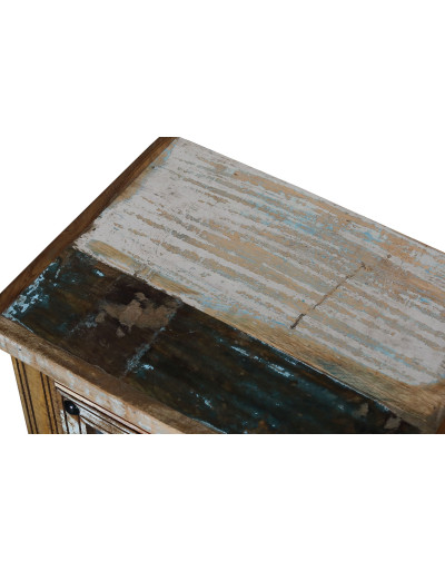 Nočný stolík z recyklovaného dreva, 40x30x60cm