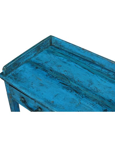 Starý písací stôl z teakového dreva, 70x38x80cm