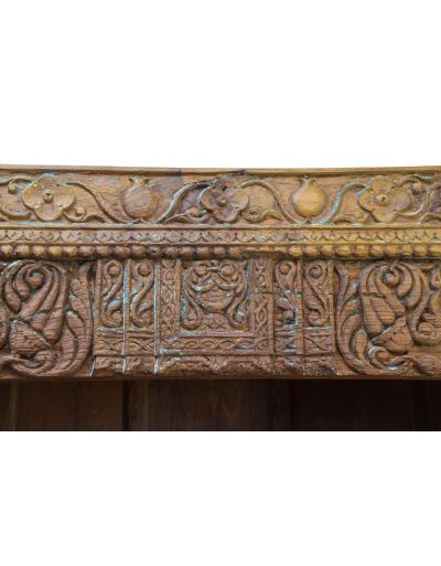 Veľká knižnica vyrobená zo starého portálu, 142x54x205cm