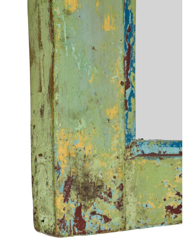 Zrkadlo v ráme z teakového dreva, 36x4x56cm