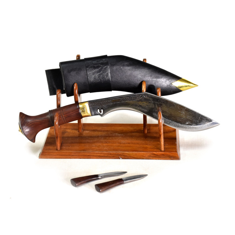 Khukri - Balance, 9", drevená rukoväť, nôž 37cm, čepeľ 24cm