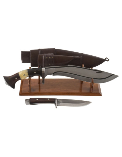 Khukri - Custom join handle with utility knife 13", nôž 49cm čepeľ 32cm